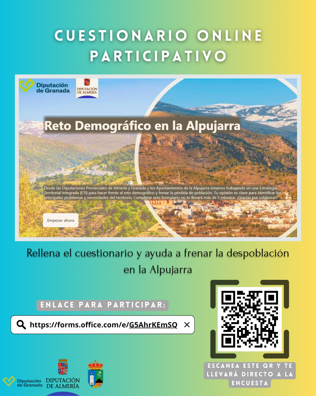 CUESTIONARIO PARA LA CIUDADANÍA: Reto Demográfico en La Alpujarra